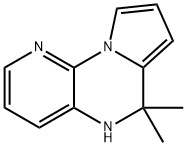 Pyrido[3,2-e]pyrrolo[1,2-a]pyrazine, 5,6-dihydro-6,6-dimethyl- (9CI) Struktur