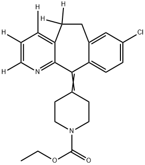 Loratadine-D5 Struktur