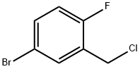 4-bromo-2-(chloromethyl)-1-fluorobenzene Struktur