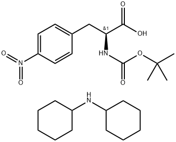 BOC-PHE(4-NO2)-OH DCHA Struktur