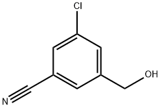 3-chloro-5-(hydroxyMethyl)benzonitrile Struktur