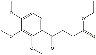 ETHYL 4-(2,3,4-TRIMETHOXYPHENYL)-4-OXOBUTANOATE Struktur