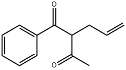 1-Phenyl-2-allyl-1,3-butanedione Struktur