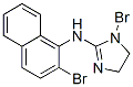 N-(2-bromonaphthalen-1-yl)-4,5-dihydroimidazol-2-amine bromide Struktur