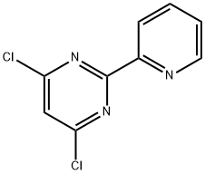 4,6-DICHLORO-2-(2-PYRIDINYL)PYRIMIDINE Struktur