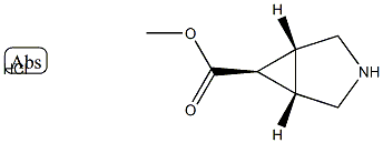 methyl exo-3-azabicyclo[3.1.0]hexane-6-carboxylate hydrochloride Struktur