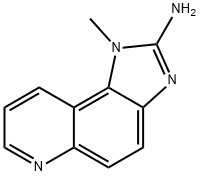 2-AMINO-1-METHYL-3H-IMIDAZO[4,5-F]QUINOLINE Struktur