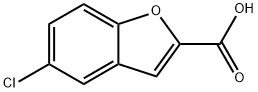 5-CHLOROBENZOFURAN-2-CARBOXYLIC ACID Structure