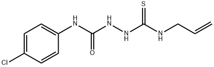 2-[(allylamino)carbothioyl]-N-(4-chlorophenyl)-1-hydrazinecarboxamide Struktur