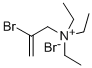 AMMONIUM, (2-BROMOALLYL)TRIETHYL-, BROMIDE Struktur