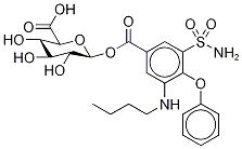 Bumetanide β-D-Glucuronide Struktur