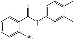 2-AMINO-N-(3,4-DIMETHYLPHENYL)BENZAMIDE Struktur