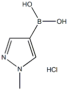 1-Methyl-1H-pyrazol-4-ylboronic acid, HCl Struktur