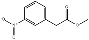 Methyl 3-nitrophenylacetate Struktur