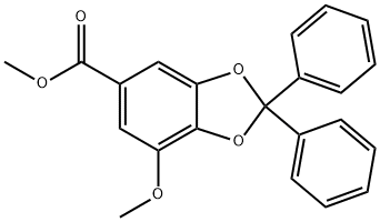 METHYL 7-METHOXY-2,2-DIPHENYL-1,3-BENZODIOXOLE-5-CARBOXYLATE price.