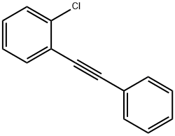 1-Phenyl-2-(2-chlorophenyl)ethyne Struktur