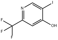 2-三氟甲基-4-羥基-5-碘吡啶, 1027818-89-8, 結(jié)構(gòu)式