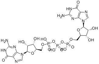 DIGUANOSINE TRIPHOSPHATE AMMONIUM SALT Structure