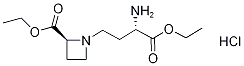 α-AMino-2-(ethoxycarbonyl)-1-azetidinebutanoic Acid Ethyl Ester Hydrochloride Struktur