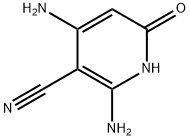 3-Pyridinecarbonitrile,2,4-diamino-1,6-dihydro-6-oxo-(9CI) Struktur