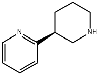 2-[(S)-3-Piperidinyl]pyridine Struktur