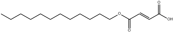 dodecyl hydrogen fumarate Struktur