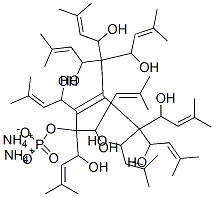 DECAPRENOLPHOSPHATEAMMONIUM Struktur