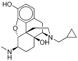 (5α,6β)-17-(CyclopropylMethyl)-4,5-epoxy-6-(MethylaMino)-Morphinan-3,14-diol Struktur