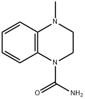 1(2H)-Quinoxalinecarboxamide,3,4-dihydro-4-methyl-(6CI) Struktur