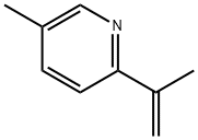 Pyridine, 5-methyl-2-(1-methylethenyl)- (9CI) Struktur