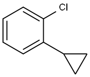 Benzene, 1-chloro-2-cyclopropyl- Struktur