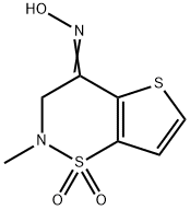 (4Z)-2-methyl-2,3-dihydro-4H-thieno[2,3-e][1,2]thiazin-4-one oxime 1,1-dioxide Struktur