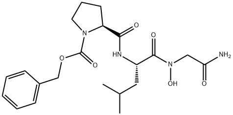 N-CBZ-PRO-LEU-GLY HYDROXAMATE Struktur