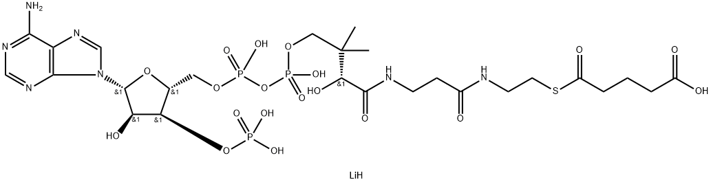 GLUTARYL COENZYME A LITHIUM SALT Struktur