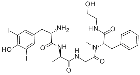 (3,5-DIIODO-TYR1)-DAGO ACETATE SALT Struktur