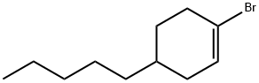 1-Bromo-4-pentylcyclohex-1-ene Struktur