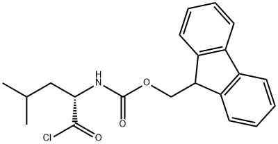 FMOC-L-LEUCYL CHLORIDE Struktur