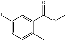 BENZOIC ACID, 5-IODO-2-METHYL-, METHYL ESTER Structure