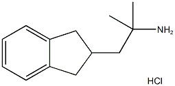 1H-Indene-2-ethanaMine, 2,3-dihydro-α,α-diMethyl-, hydrochloride (1:1) Struktur