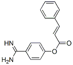 4-Amidinophenyl cinnamate Struktur