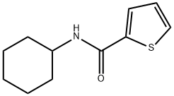 2-Thiophenecarboxamide,N-cyclohexyl- Struktur