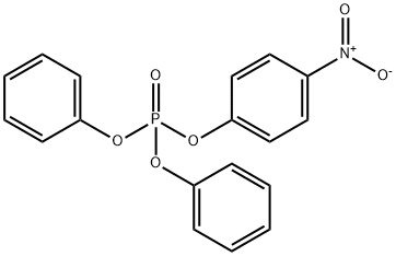 4-NITROPHENYLDIPHENYLPHOSPHATE Struktur