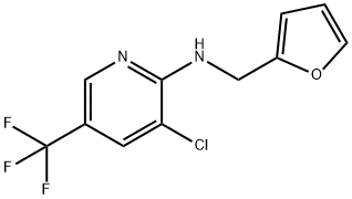 N-[3-Chloro-5-(trifluoromethyl)-2-pyridinyl]-N-(2-furylmethyl)amine Struktur