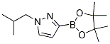 1H-Pyrazole, 1-(2-Methylpropyl)-3-(4,4,5,5-tetraMethyl-1,3,2-dioxaborolan-2-yl)- Structure