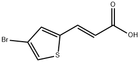 3-(4-Bromo-2-thienyl)acrylic acid Struktur