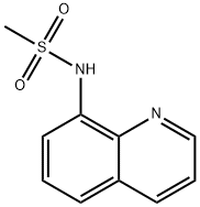 8-(methylsulfonylamino)quinoline Struktur