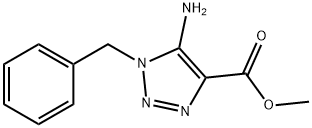 methyl 5-amino-1-benzyl-1H-1,2,3-triazole-4-carboxylate Struktur