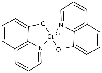 Copper quinolate Structure