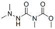 Carbamic  acid,  [(2,2-dimethylhydrazino)carbonyl]methyl-,  methyl  ester  (9CI) Struktur