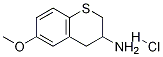 6-METHOXY-THIOCHROMAN-3-YLAMINE HYDROCHLORIDE Struktur